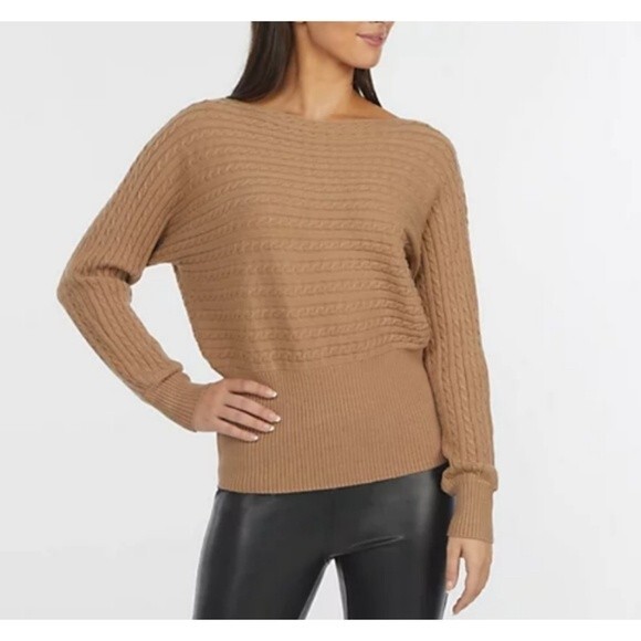 LAUNDRY by S.h.e.l.l.i Segal Cable with Dolman Sleeves Sweater‎ XS - Picture 1 of 6